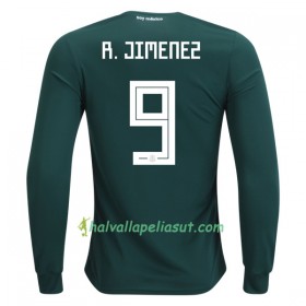 Jalkapallo Pelipaidat Meksiko R.Jimenez 9 World Cup 2018 Kotipaita Pitkähihainen